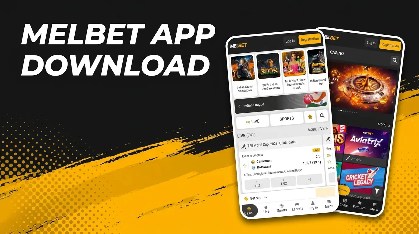 Melbet app screens