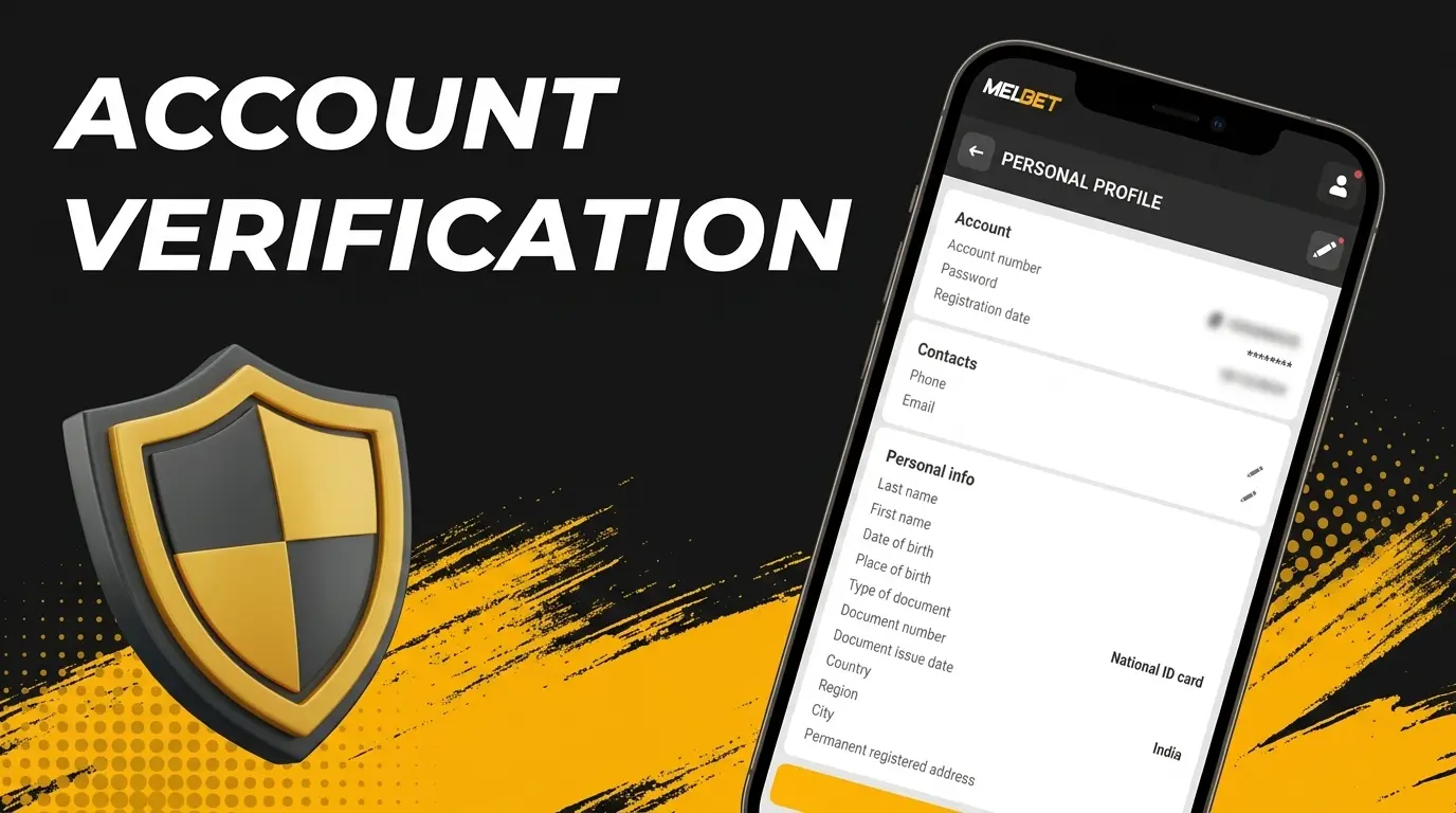 Melbet account verification